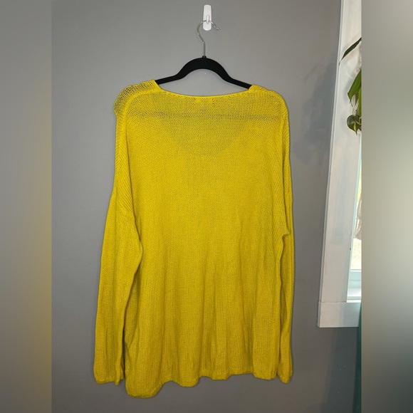 Gap Knit Sweater - Oversized - Yellow - XXLarge - Picture 2 of 4